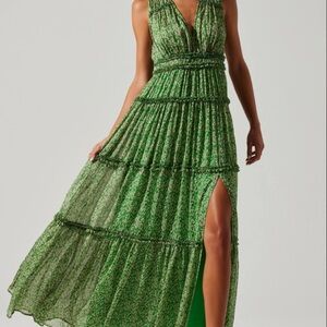 EDESSA TIERED RUFFLE MAXI DRESS